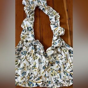 Floral halter top